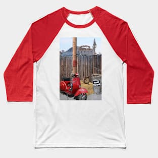 Top Cat Scooter park Baseball T-Shirt